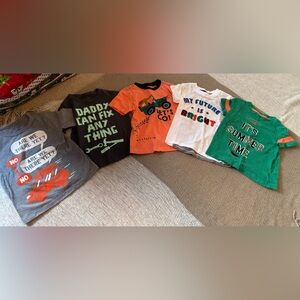 Kids Graphic T-Shirts Set of 5